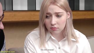 REALTEENDOLL - skinny teen student gets ass fucked by her professor