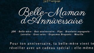 [French audio porn] Stepmom has a very special gift for your birthday