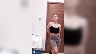 little slut dancing...