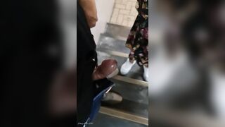 RISKY SEX-Asian Fuck in Public Fire Exit In MALL