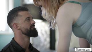 Redhead Tgirl Lianna gets analed by boyfriend (Lianna Lawson)