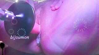 Creamy Pussy Toyed With and Machine Fucked