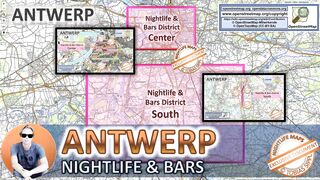 Street Map of Antwerp, Belgium with Indication where to find Streetworkers, Freelancers and Brothels. Also we show you the Bar, Nightlife and Red Light District in the City.