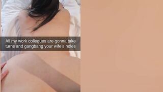 MILF Wife Fucks Husband's Boss