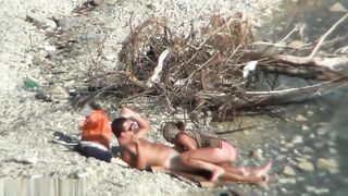 Hot Duo Enjoy Good Sex Time At Nudist Beach Spycam