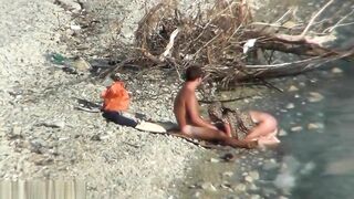 Hot Duo Enjoy Good Sex Time At Nudist Beach Spycam