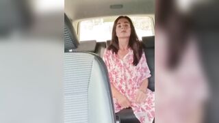 Desi Indian touching herself in the car