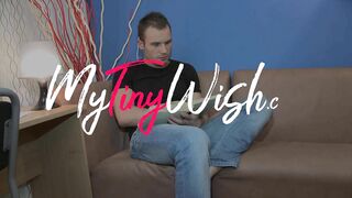 MyTinyWish - Slender brunette assfucked on sofa