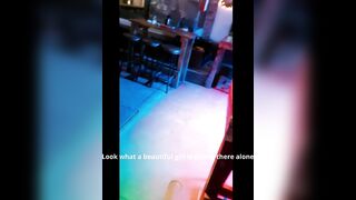 Flirting in a bar and fucking a jilted unknown teen girl without a condom - 18 yo is recorded English subtitles