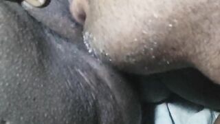 orgasm sucking wet vagina of my small pussy