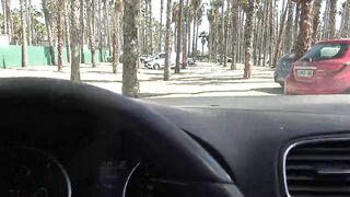 Picking Up A Cuckold Wife At The Nude Beach Parking - She made me cum so fast !!!