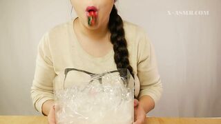 Weird satisfying ASMR fetish with objects falling out of mouth ???????? like ???????? (1st part for relaxing