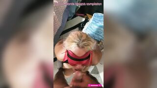 Big tits blonde wife bondage blowjobs compilation.