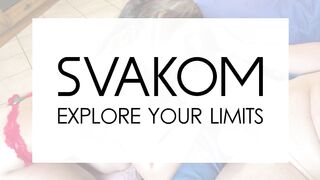 SVAKOM- Alex Neo Review 2- Italian brunette milf masturbates guy's big cock with her new masturbator. Blowjob and orgasm .