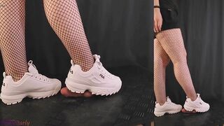 Personal Trainer Cock Trample in FILA Shoes - Shoejob, Ballbusting, CBT, Stomp, Trampling, Crush