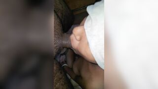 Desi indian bhabi sucking cock and drink cum