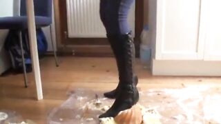 foot femdom girls enjoy to crush everything