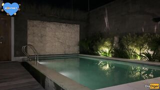 A neighbor came late at night to see my villa, but it was just an excuse to...