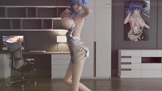 Mmd R-18 Anime Girls Sexy Dancing (clip 117)