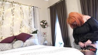 AuntJudysXXX - 56yo Busty Redhead Melanie fucks her Step-Nephew