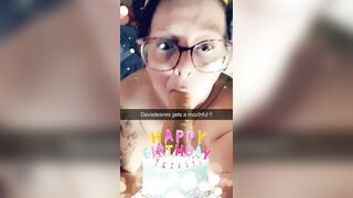 She Blew Out More Than Her Candles This Cum Mess Al9t to Handle