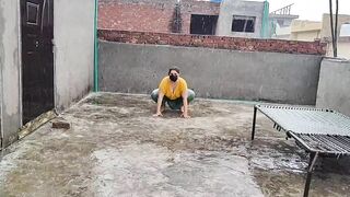 Pakistani Girl enjoy the rain