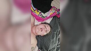 Pov fucking sexywifedd making her squirt and covering her pussy in cum