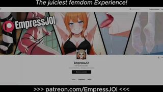 (HENTAI JOI) Obey your Boss and Clean her Feet (femdom, humiliation, feet)