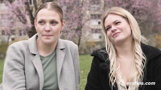 Ersties - Nina C and Emma K have anal sex with a strapon.