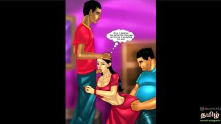 Savita Bhabhi Episode 2 - Cricket ( Threesome sex). Two boys from her building double penetrated Her