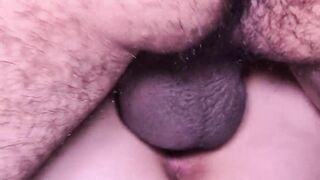 Cute Horny Asian Roommate has an orgasm after pussy licking finishing her with my cum inside her tigth pussy