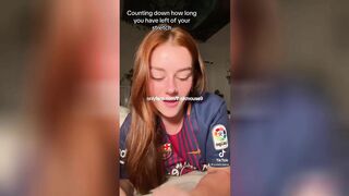 18yo accidental leak pussy on TikTok