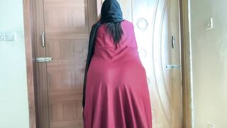 Big Ass Anippe Waiting for Your Big Cock, She want you Destroy her Big Butt - Arab Girl with Burqa