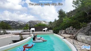 I fuck the guy from the pool in Marseille - Voyeur POV Fuck Hard French