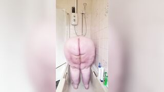 The fat SSBBW shower Goddess