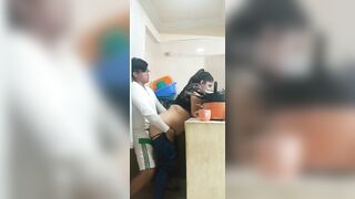 Employee Fucked in Kitchen and Bedroom