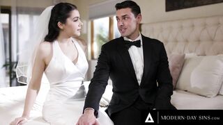 Groomsman Assfucks Best Buddy's Wife Valentina Nappi in Marital Bed on Weddin...