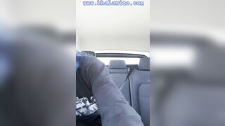 French masturbation in the taxi (vlog)