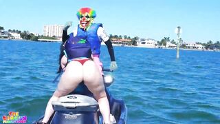 Virgo Peridot and Mandimayxxx Gets Fucked By Gibby The Clown On A Jet Ski In The Middle Of The Ocean