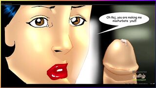 Savita Bhabhi Episode 4 Part 2 - Savita Bhabhi Giving Blowjob to Raj while her Husband in another room