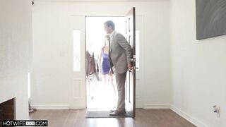 Husband Watches His Slut Wife Fuck The Big Dick Real Estate Agent