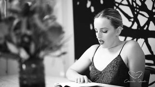 Charlie Moore Masturbates As She Reads Amber Moore's Erotic Book!