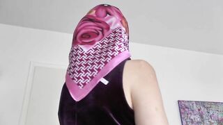 Satin Headscarf Fashion Show Clip