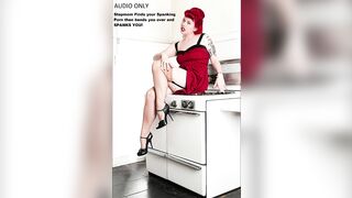 Audio Only-stepmom Finds Your Spanking Porn and Bends You Over and Spanks You!