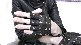 Leather Mistress: Hot Jerk off Game!