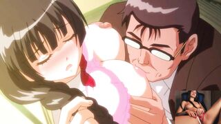 StepDad punishes his daughter's hole (uncensored hentai English subtitles)