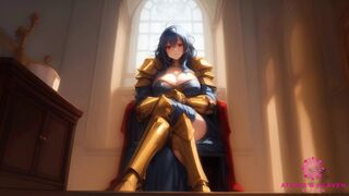 Naughty Blue Knightess's Seduction