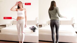 FIT18 - Stacy Cruz - Casting 177cm Tall And Skinny Czech Teen Model in 60FPS