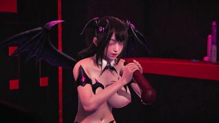 Succubus Girl Fucked the Devil in Honor of Halloween