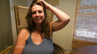 A Hot Milf Stepmom gets a lesson in cards and gives her stepson a lesson in sex.